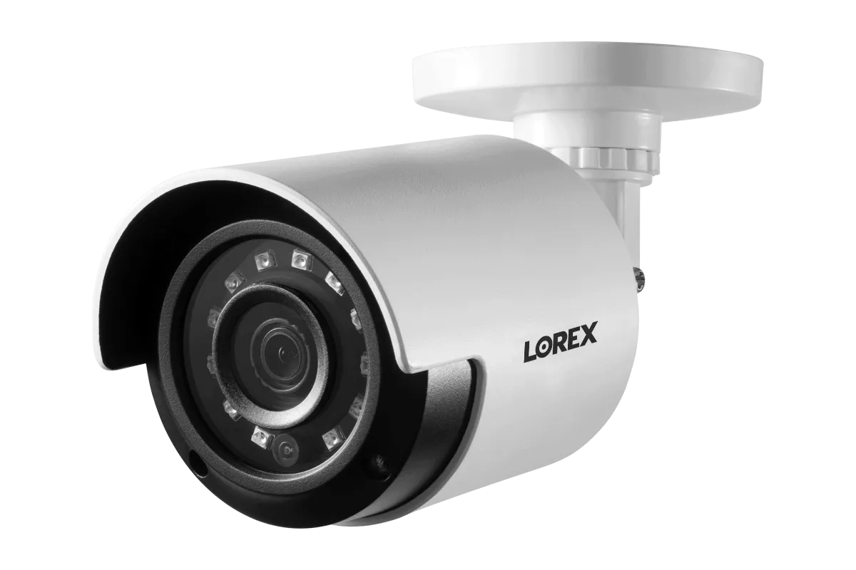 1080p HD 16-Channel Security System with Ten 1080p HD Weatherproof Bullet Security Camera, Advanced Motion Detection and Smart Home Voice Control