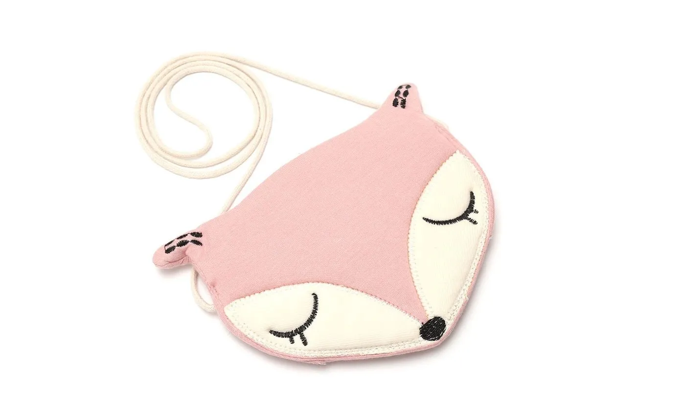 Adorable Fox One Shoulder Diagonal Messenger Bag Coin Purse For Girl