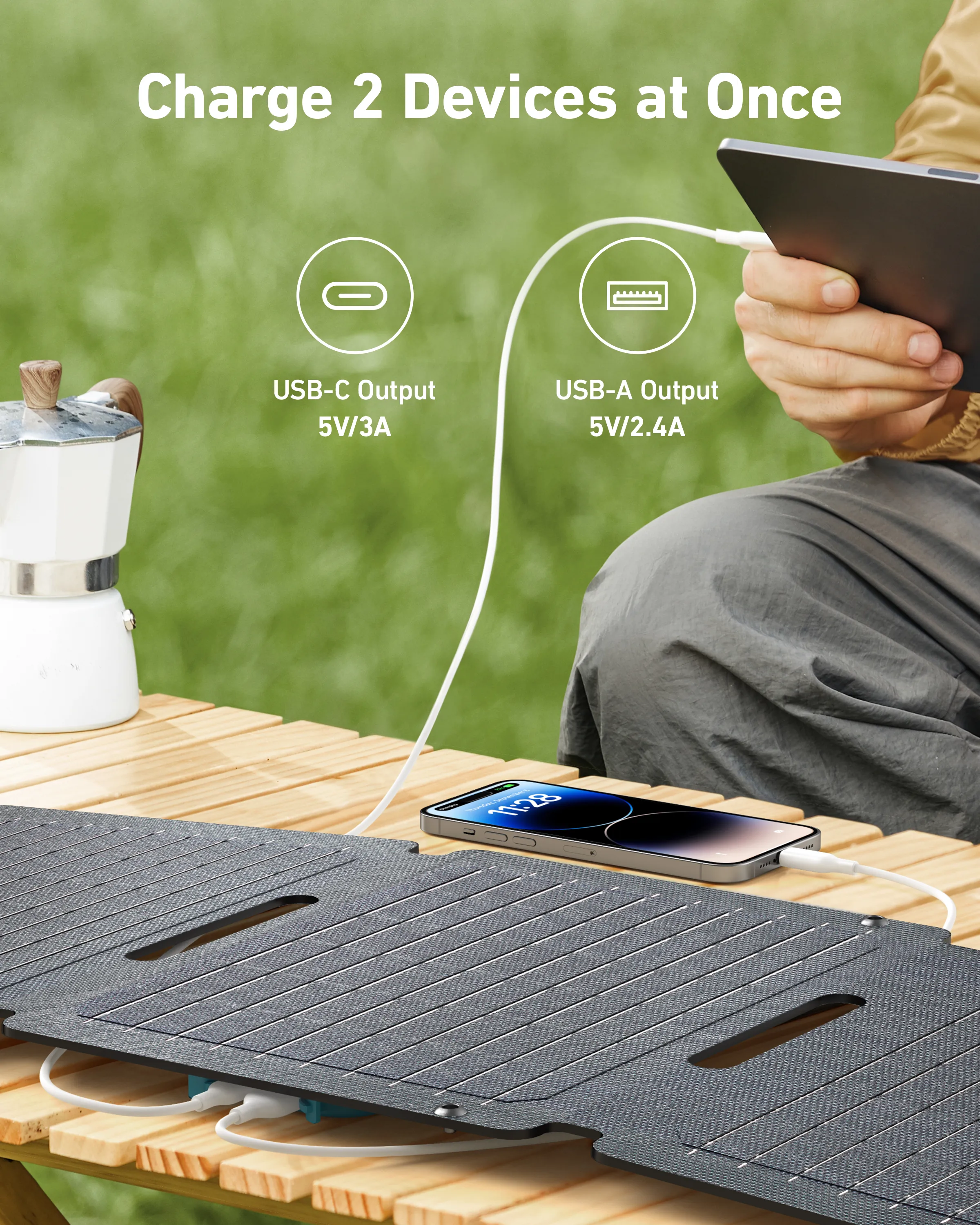 Anker SOLIX <b>PS30</b> Portable Solar Panel (30W)
