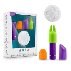 Aria Vitality Plum Bullet Kit Rechargeable With Remote