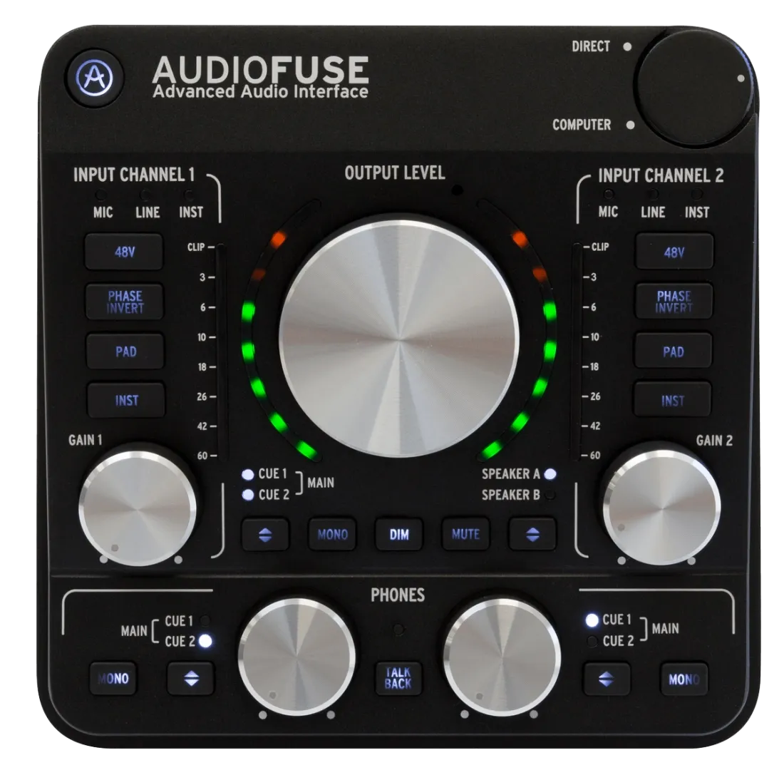 Arturia AUDIOFUSEREV2 AudioFuse Rev2 Audio Interface (Black)