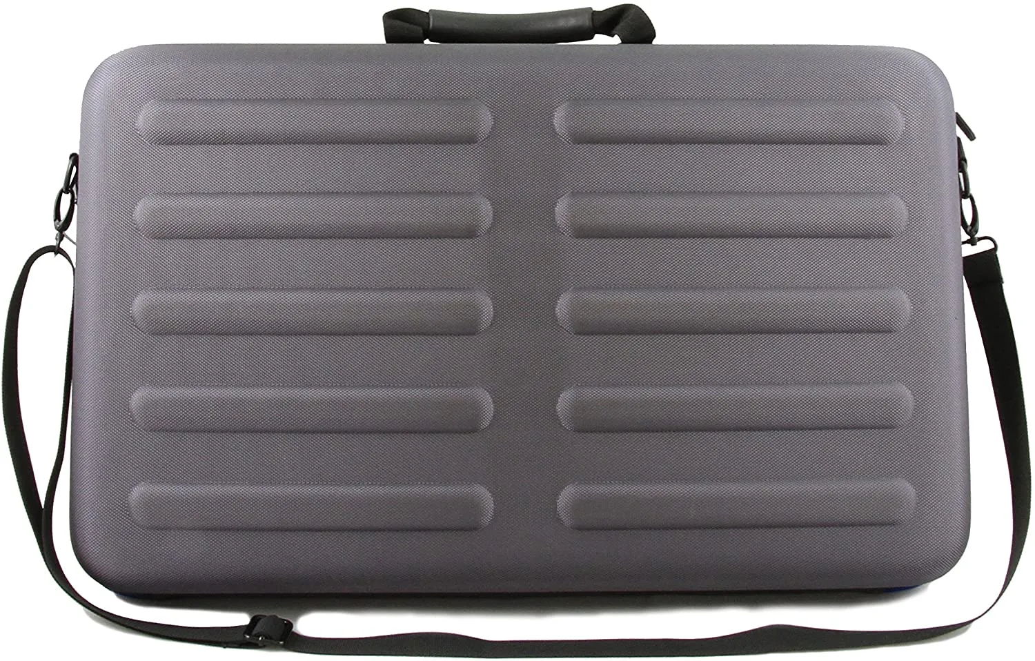 CASEMATIX DJ Controller Travel Case Compatible with Hercules Inpulse 500 - Hard Shell Mixer Carrying Case with Shoulder Strap & Impact-Absorbing Foam