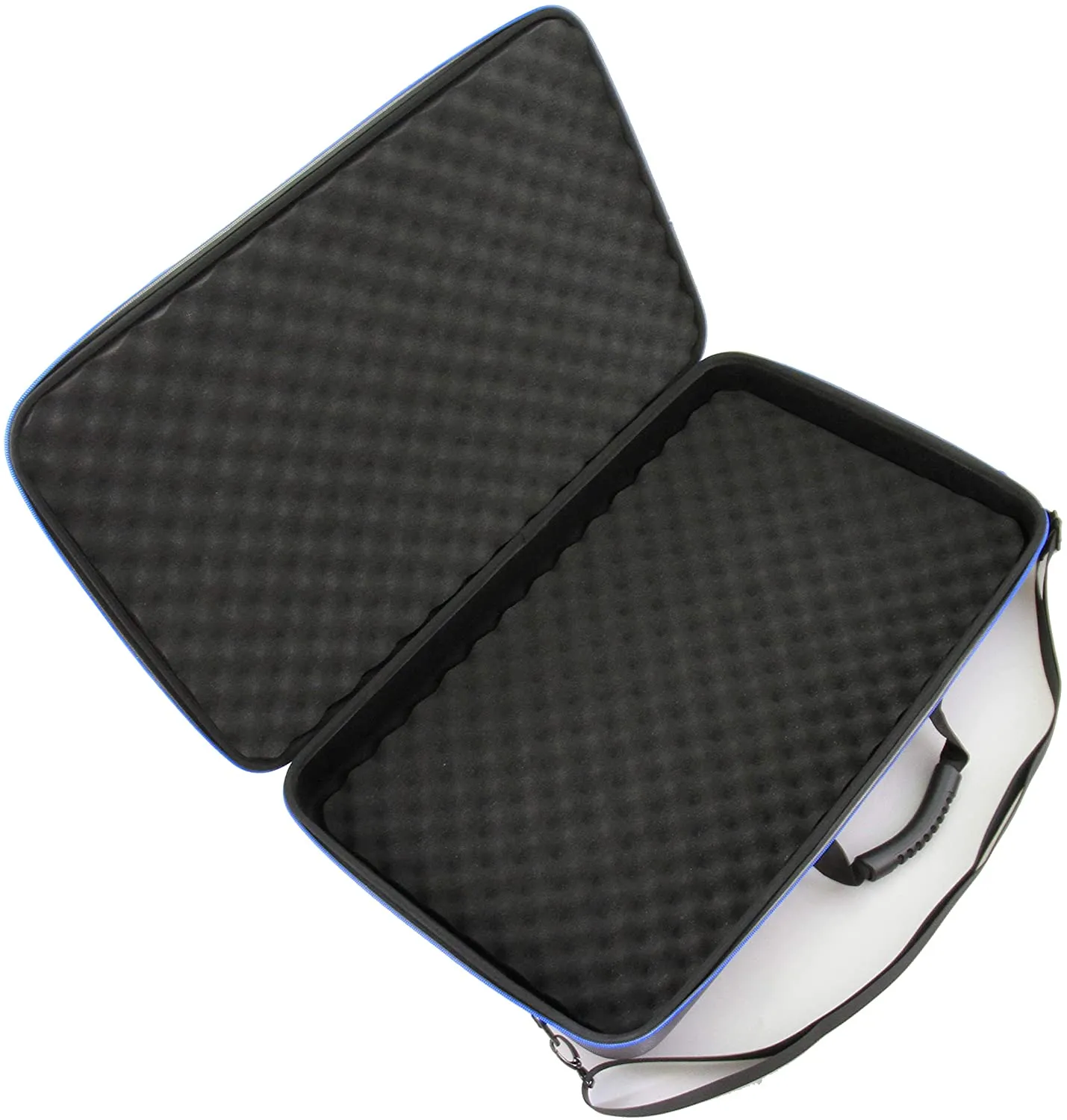 CASEMATIX DJ Controller Travel Case Compatible with Hercules Inpulse 500 - Hard Shell Mixer Carrying Case with Shoulder Strap & Impact-Absorbing Foam