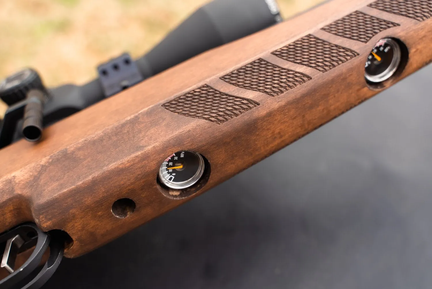 Combo JTS Airacuda MAX PCP Air Rifle 5.5mm with JTS Silencer