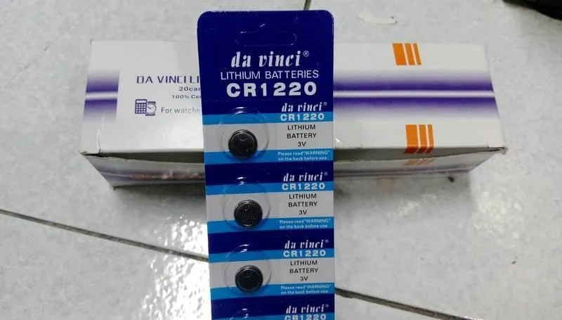 DA VINCI CR1220 BUTTON CELL 3V - EACH