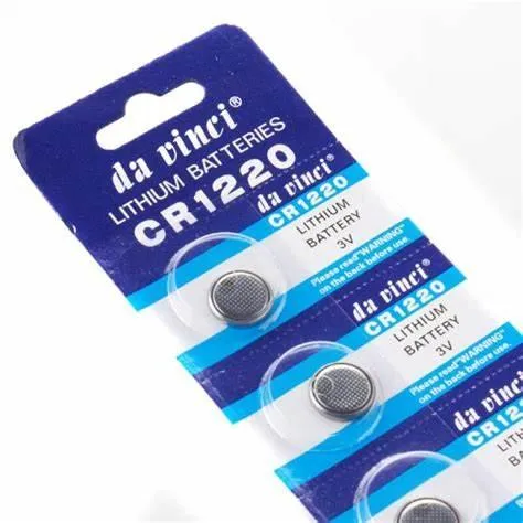 DA VINCI CR1220 BUTTON CELL 3V - EACH