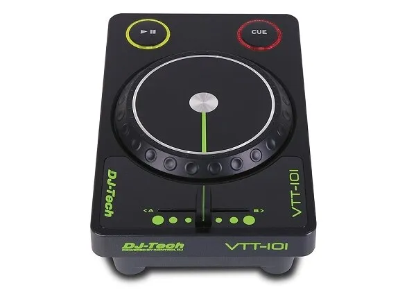 DJ Tech VTT101 USB Midi Platter Style with Deckdance Software