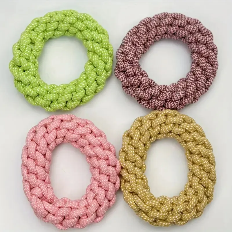 Durable Dog Chew Toy - Braided Knot Rope for Teeth Grinding