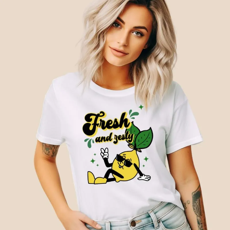 Fresh and Zesty Retro Design PNG Download