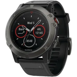 Garmin(r) 010-01733-04 Fenix(r) 5x 51mm Multisport Gps Watch Sapphire Edition With Maps & Metal Band