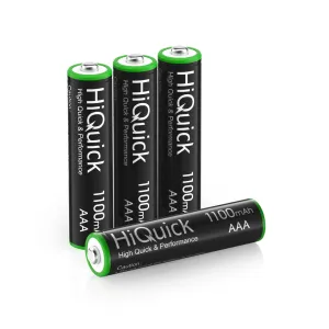 HiQuick AAA Rechargeable Batteries 1100mAh 1.2V