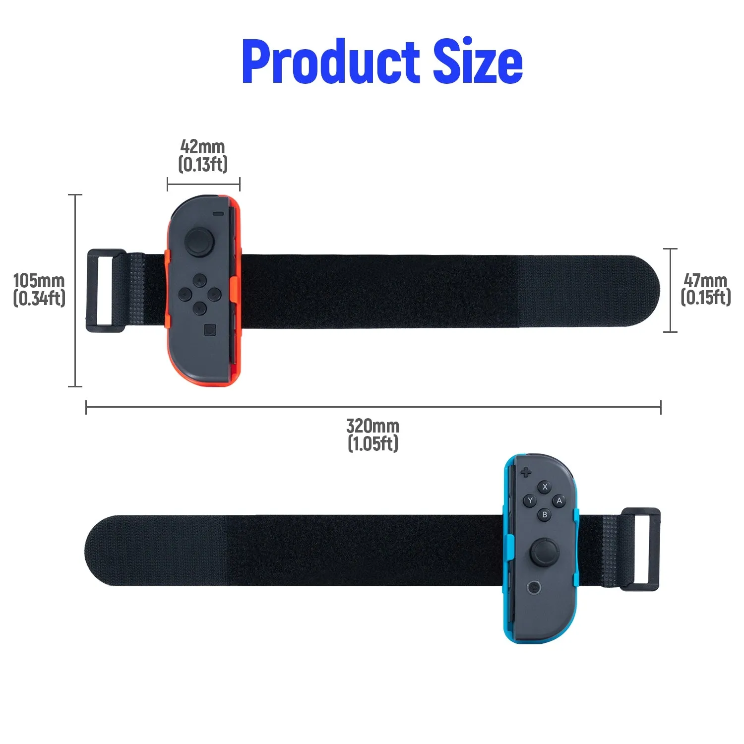 IPLAY Adjustable Hand Strap Wristband for Nintendo Switch/Switch oled for Joy Con Controller Holder for Just Dance