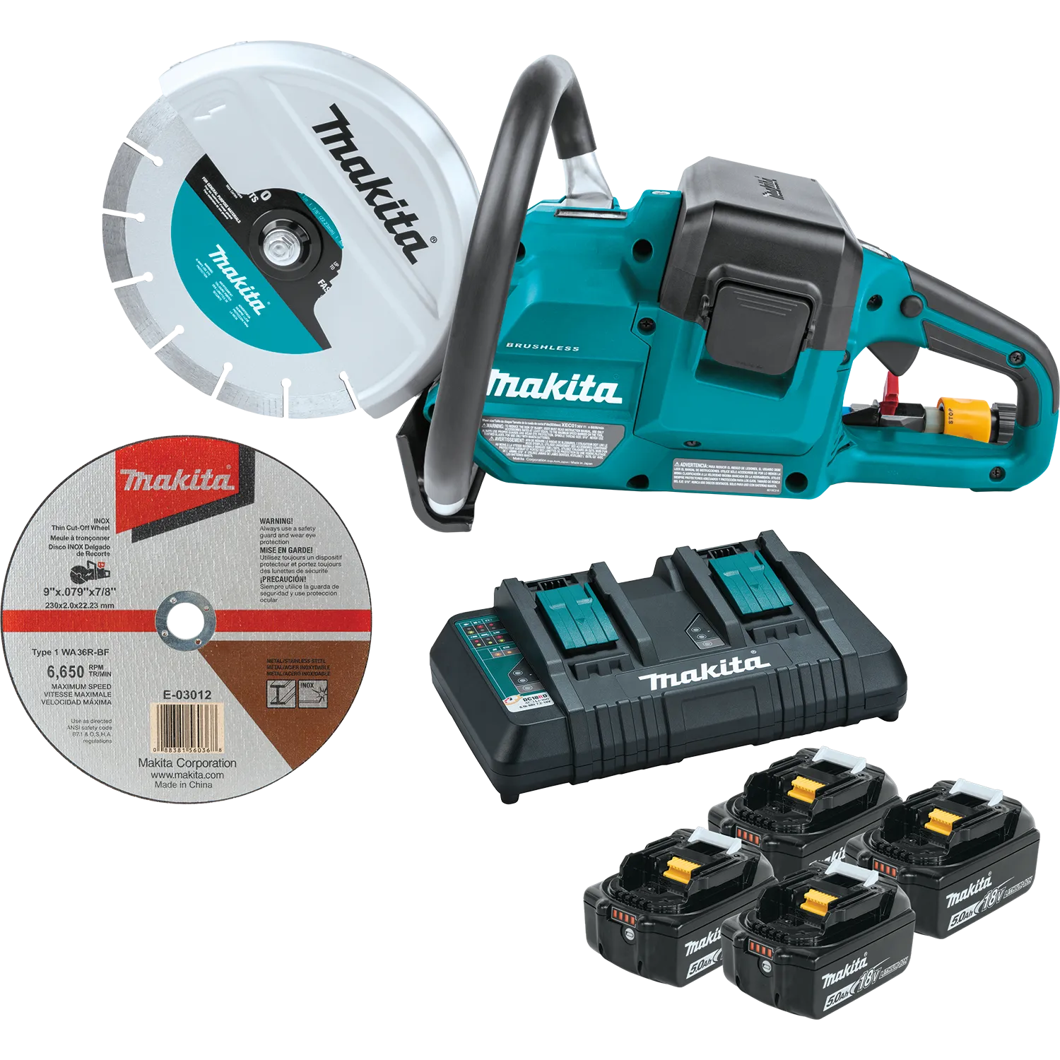 Makita EC01PT1 18V X2 (36V) LXT Lithium-Ion Brushless Cordless 9" Power Cutter Kit