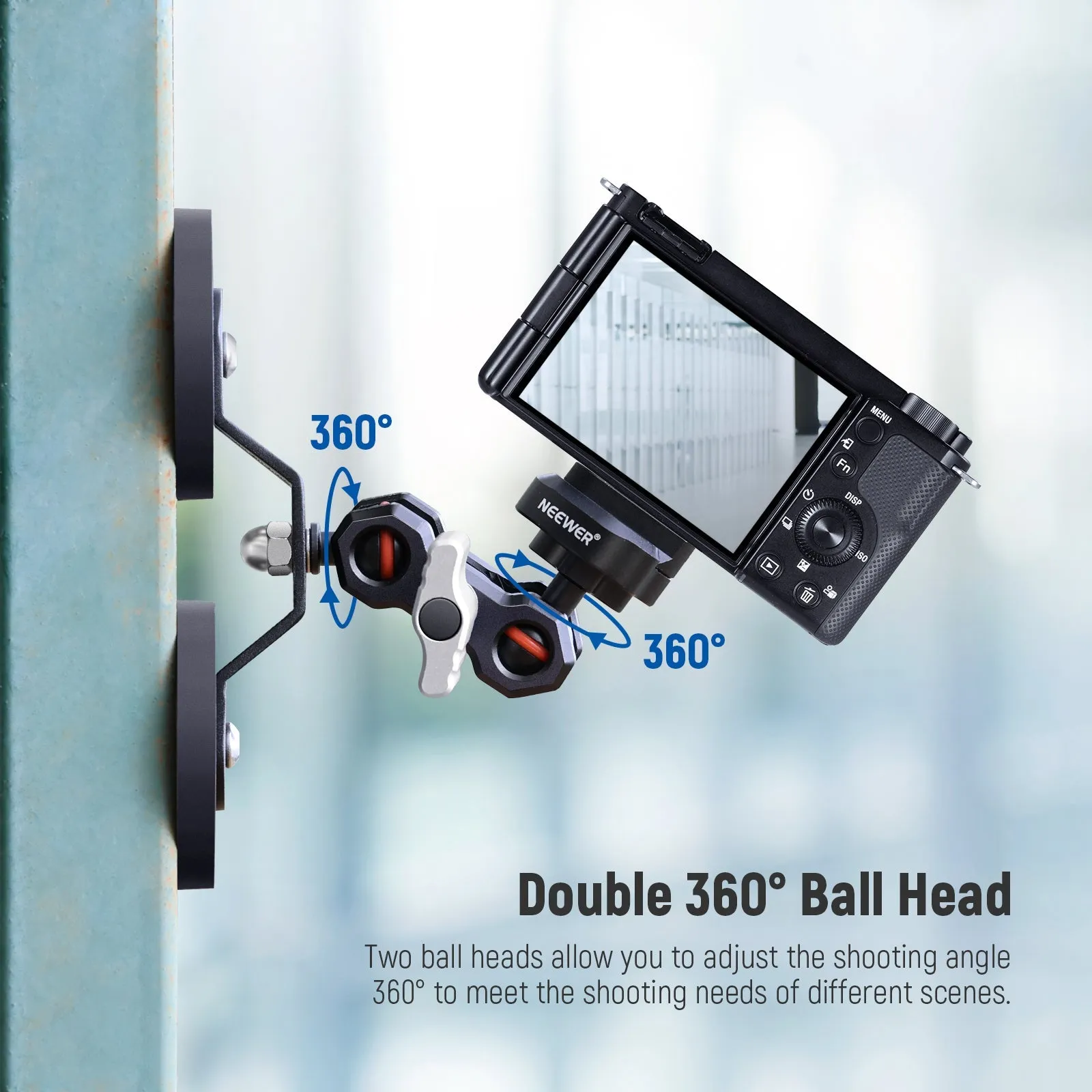 NEEWER FL-GP15 Magnetic Action Camera Mount