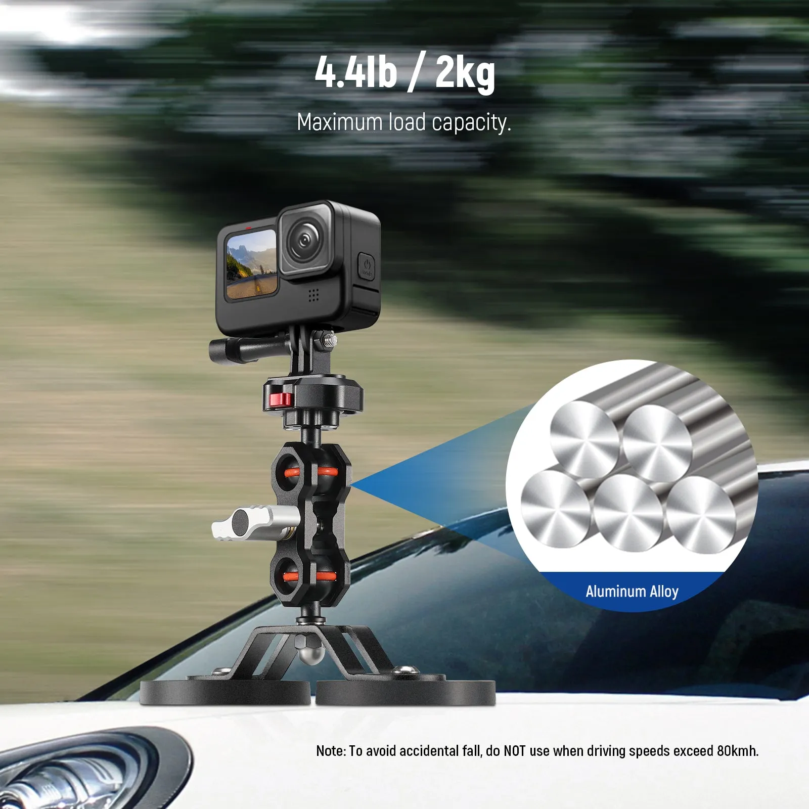 NEEWER FL-GP15 Magnetic Action Camera Mount