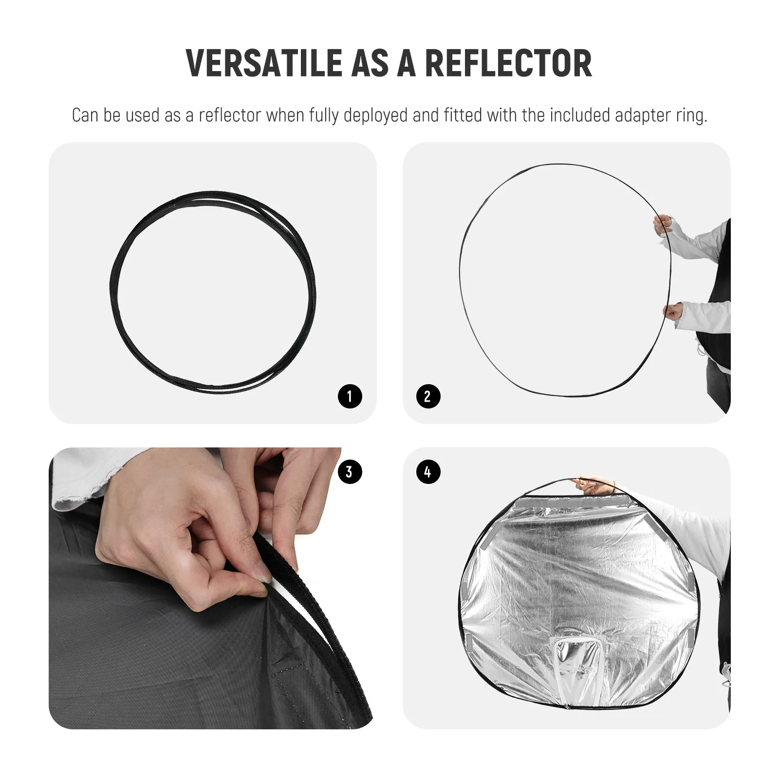 NEEWER PB017/PB018 2 in 1 Camera Rain Cover & Reflector