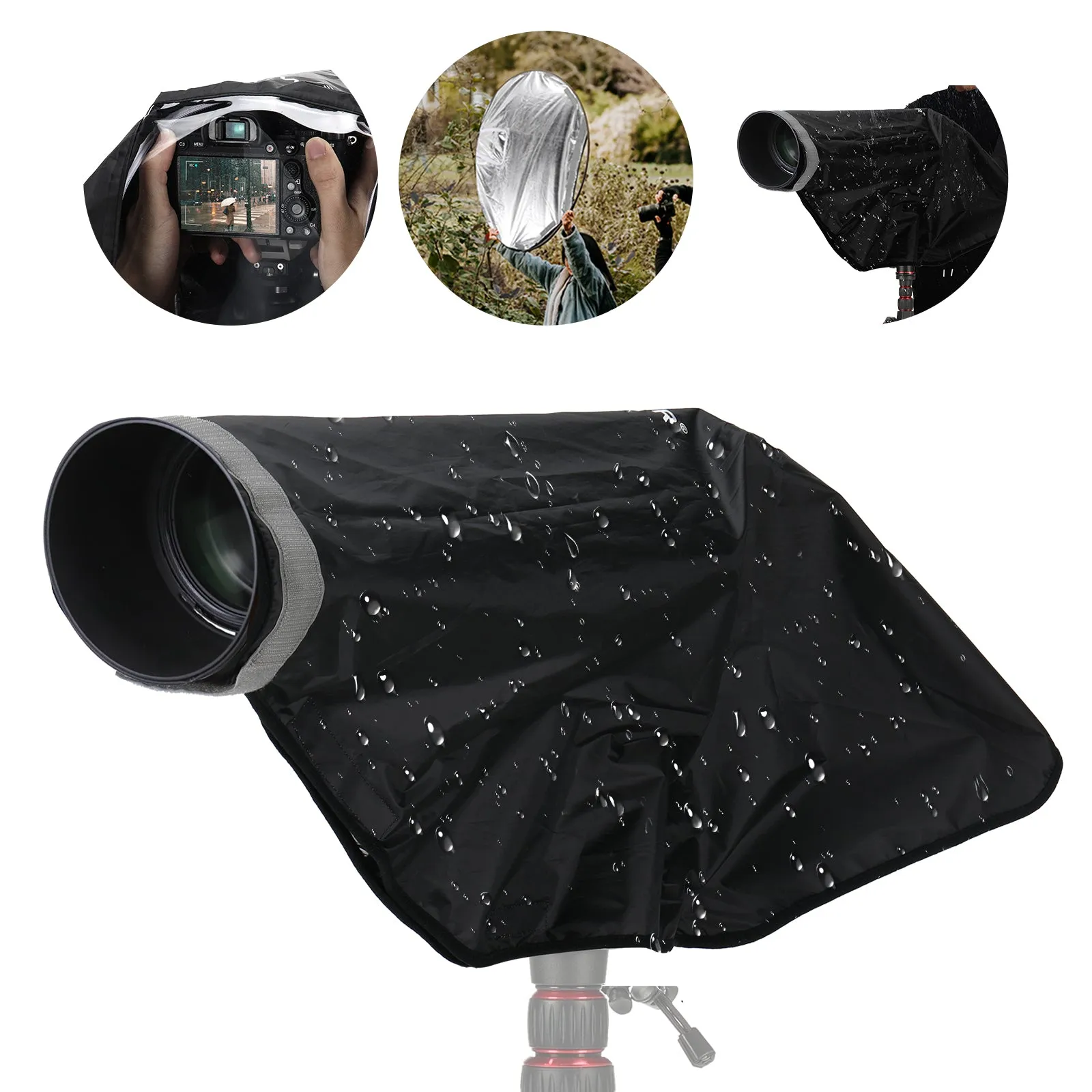 NEEWER PB017/PB018 2 in 1 Camera Rain Cover & Reflector