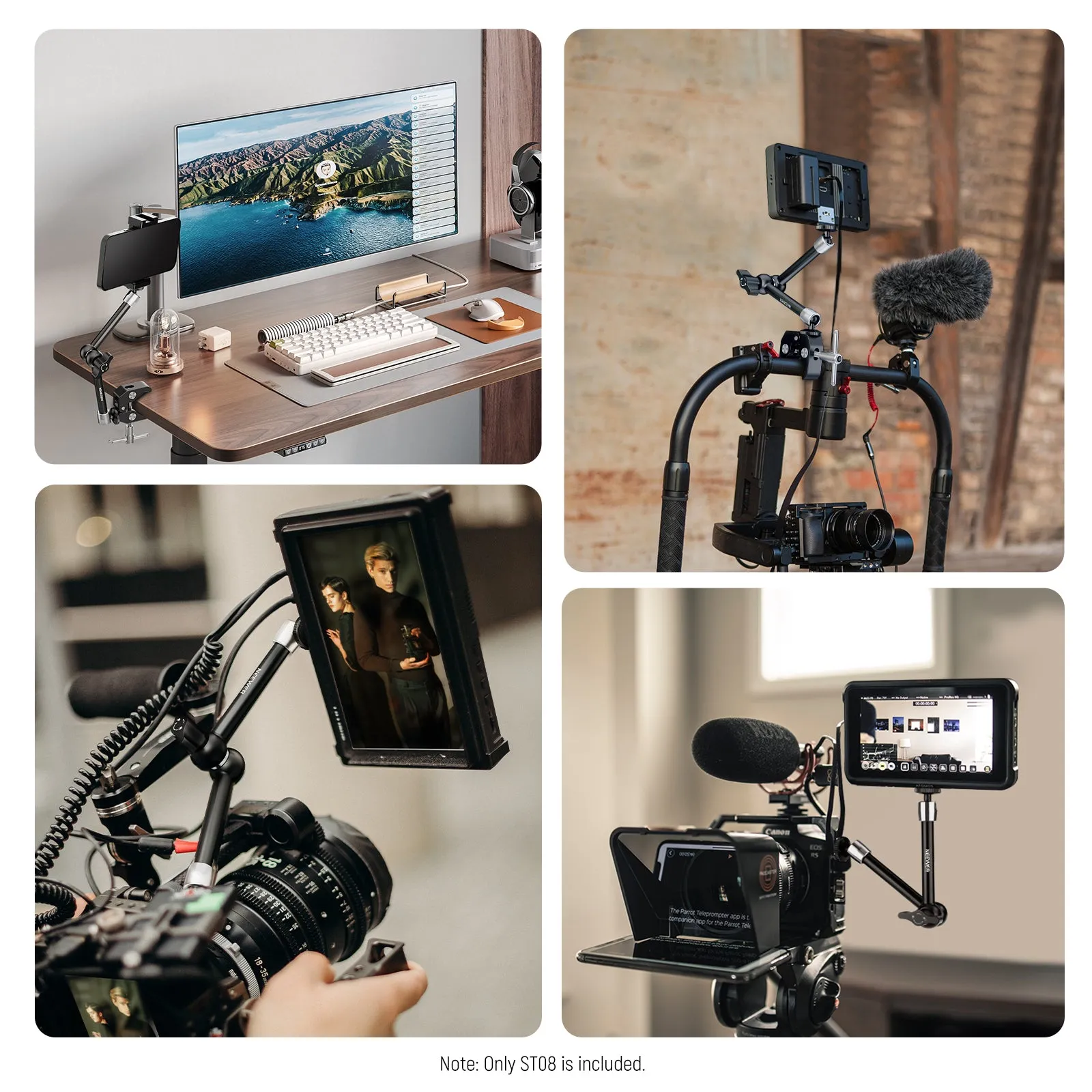 NEEWER ST08 9.8"/25cm Aluminum Alloy Magic Arm