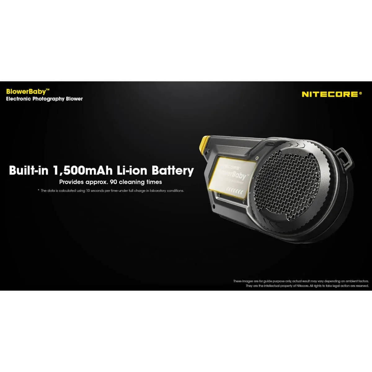 Nitecore BlowerBaby Rechargeable Cleaning Blower for Cameras & Electronics