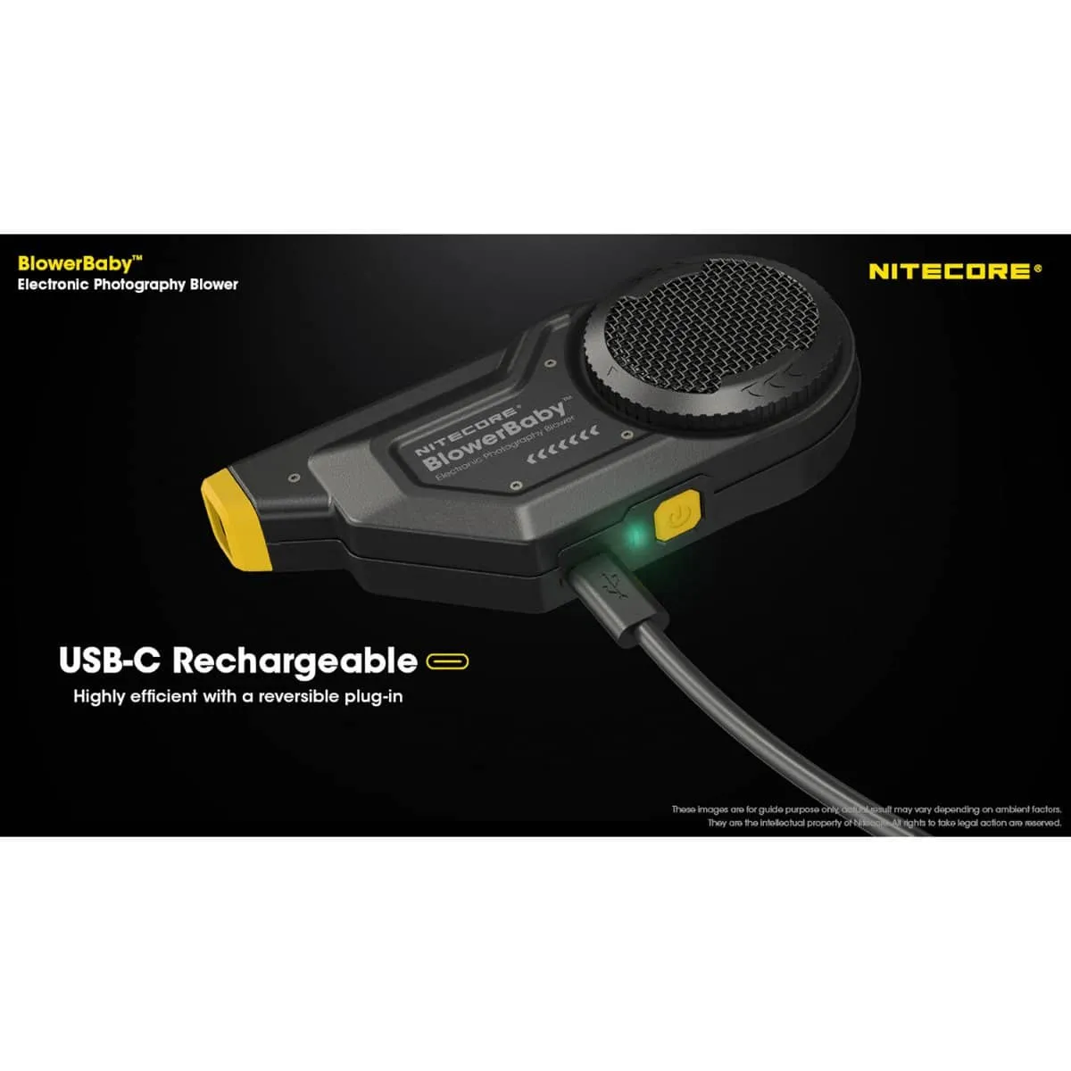 Nitecore BlowerBaby Rechargeable Cleaning Blower for Cameras & Electronics