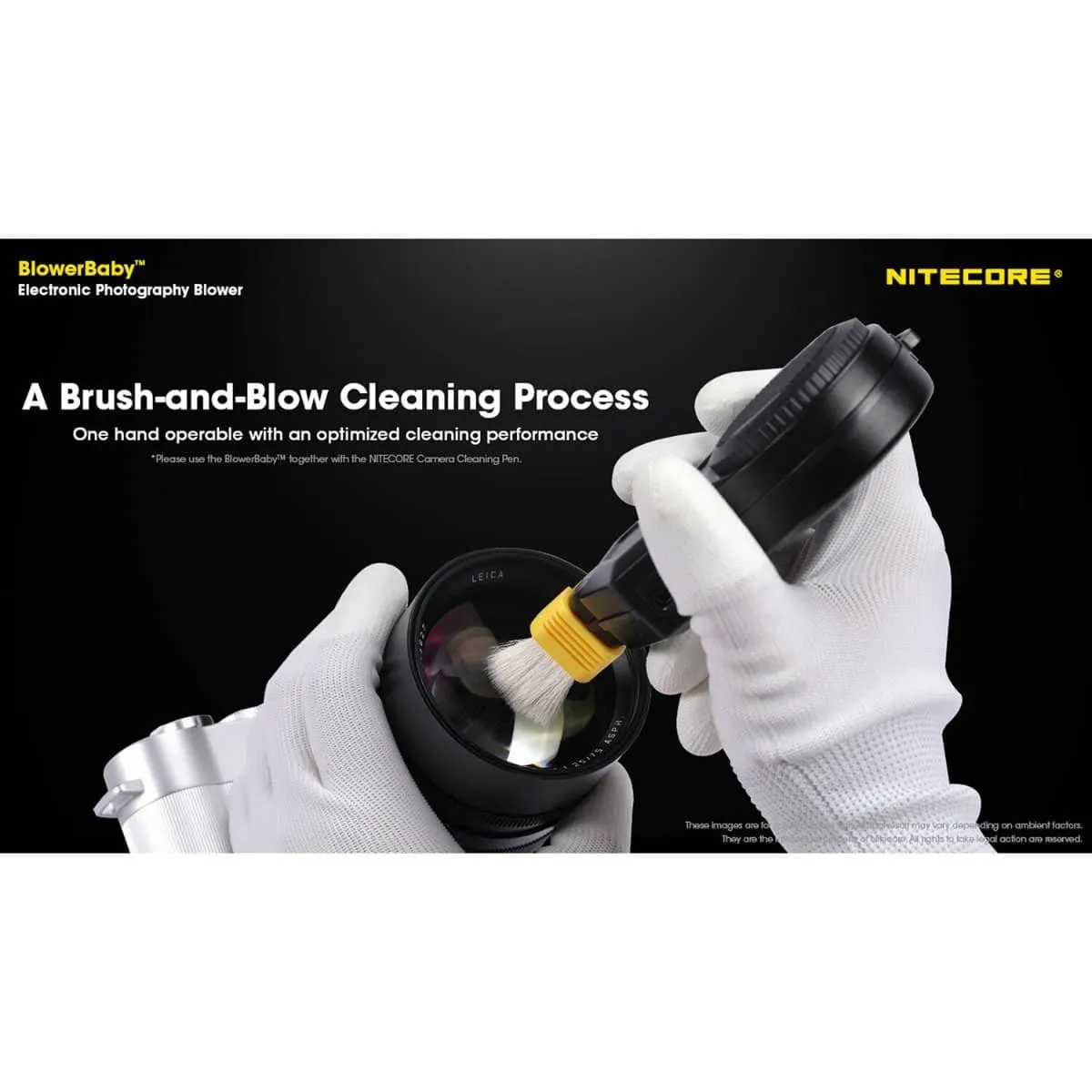 Nitecore BlowerBaby Rechargeable Cleaning Blower for Cameras & Electronics