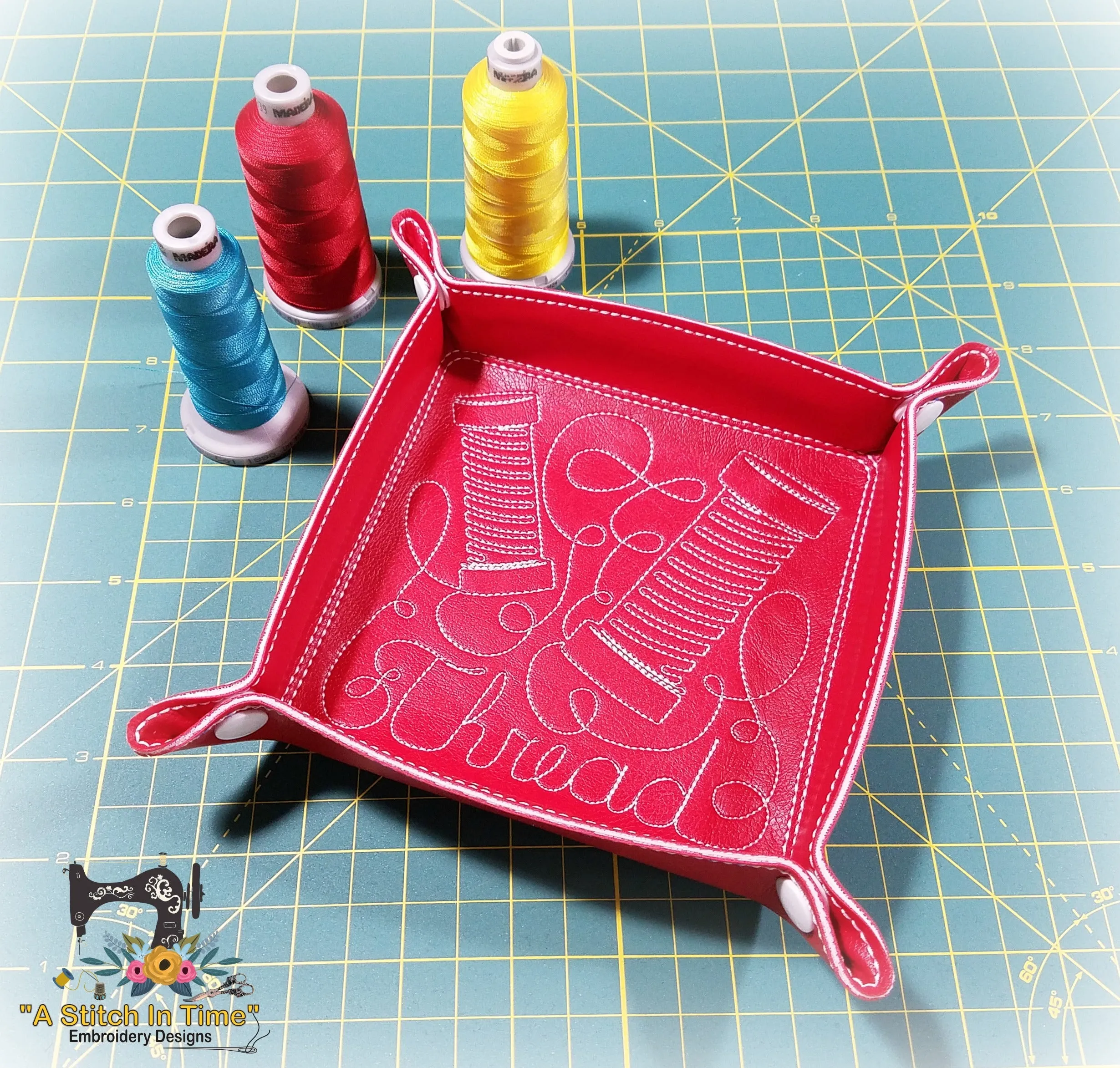 Set of 12 Redwork Sewing Collection Designs (5x7 hoop)