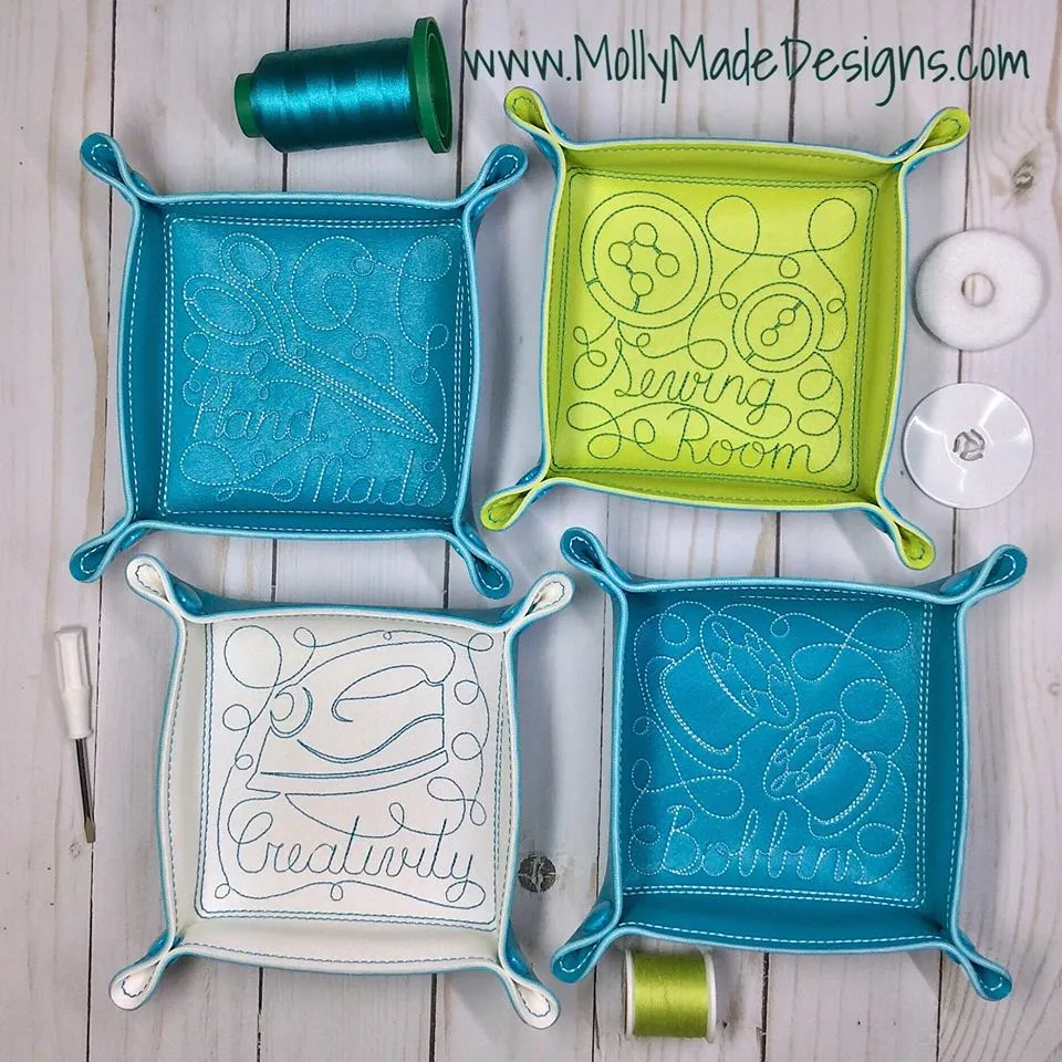 Set of 12 Redwork Sewing Collection Designs (5x7 hoop)