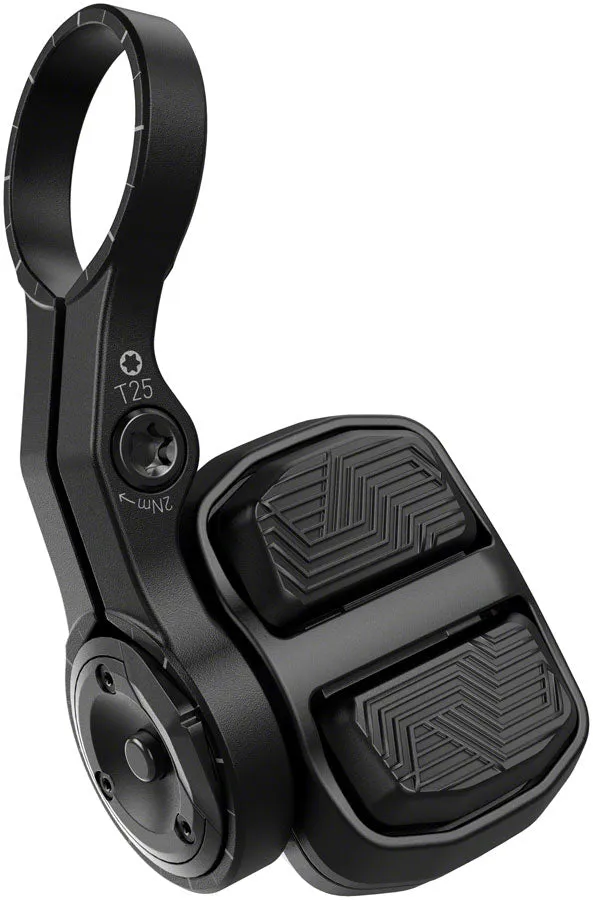 SRAM AXS POD Electronic Controller - Left or Right Mount, Discrete Clamp, 2-Button, Black