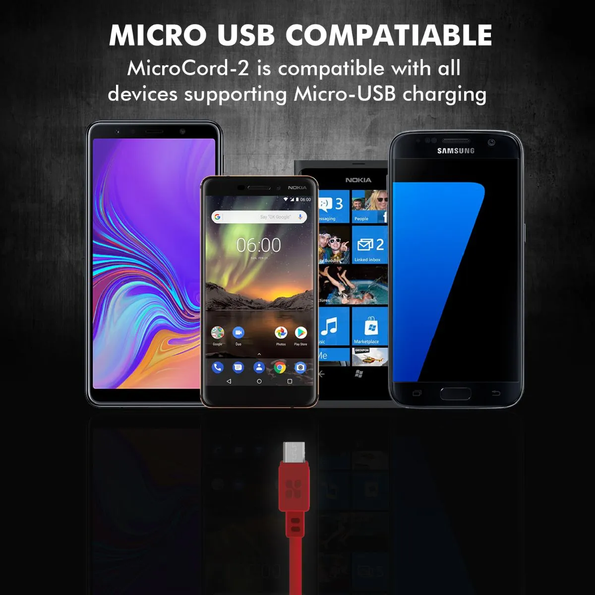 Super-Durable Data & Charge USB-A to Micro-USB Cable