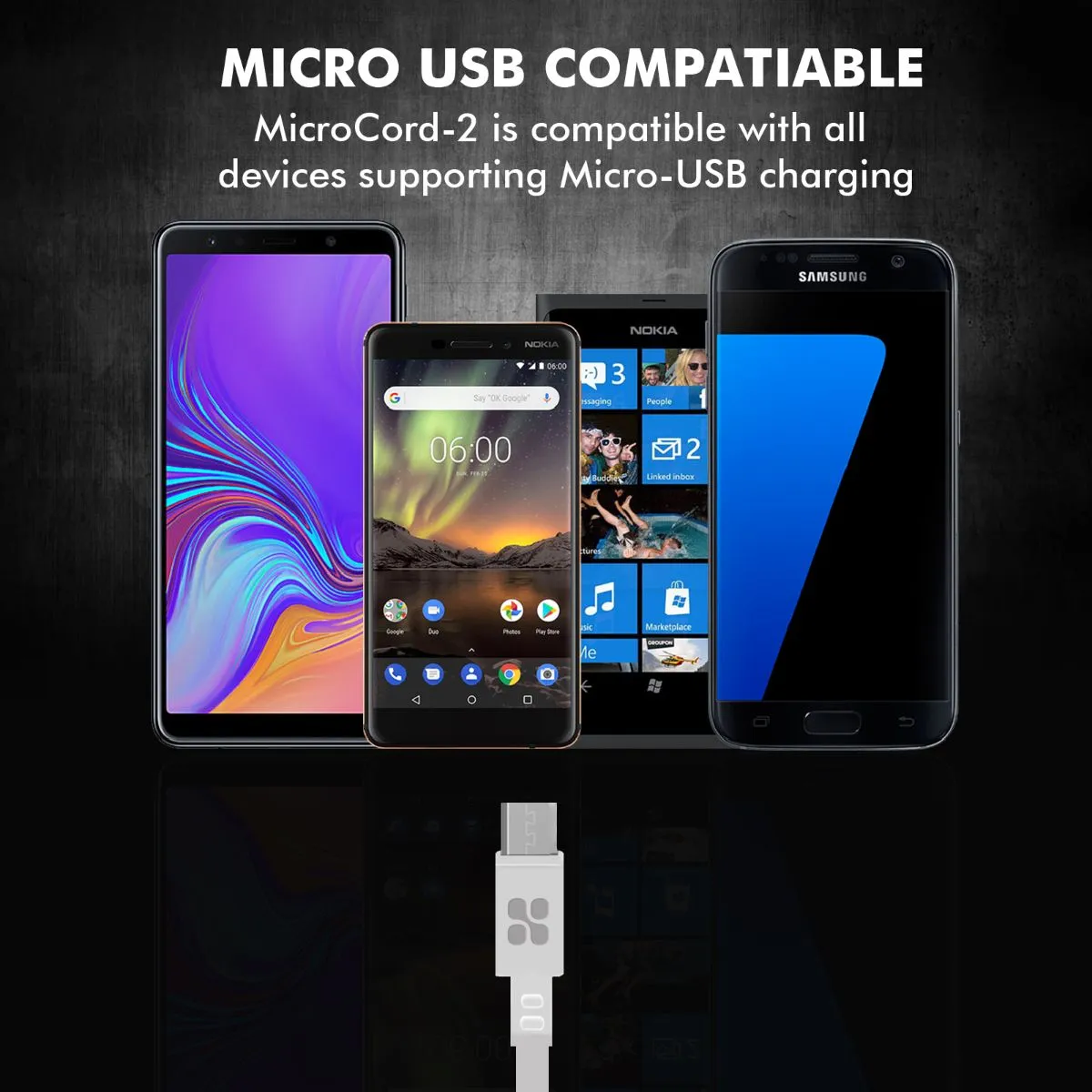 Super-Durable Data & Charge USB-A to Micro-USB Cable