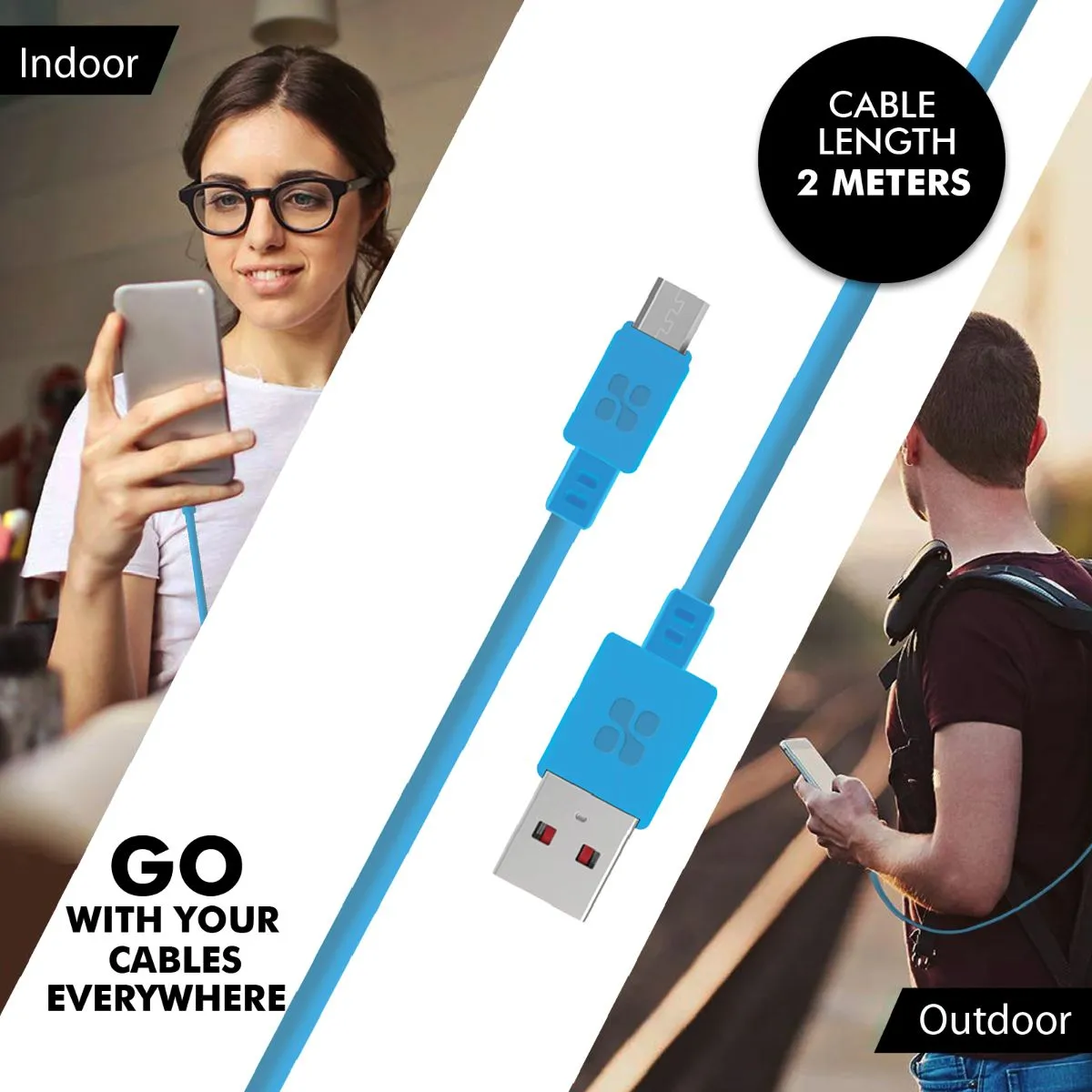 Super-Durable Data & Charge USB-A to Micro-USB Cable