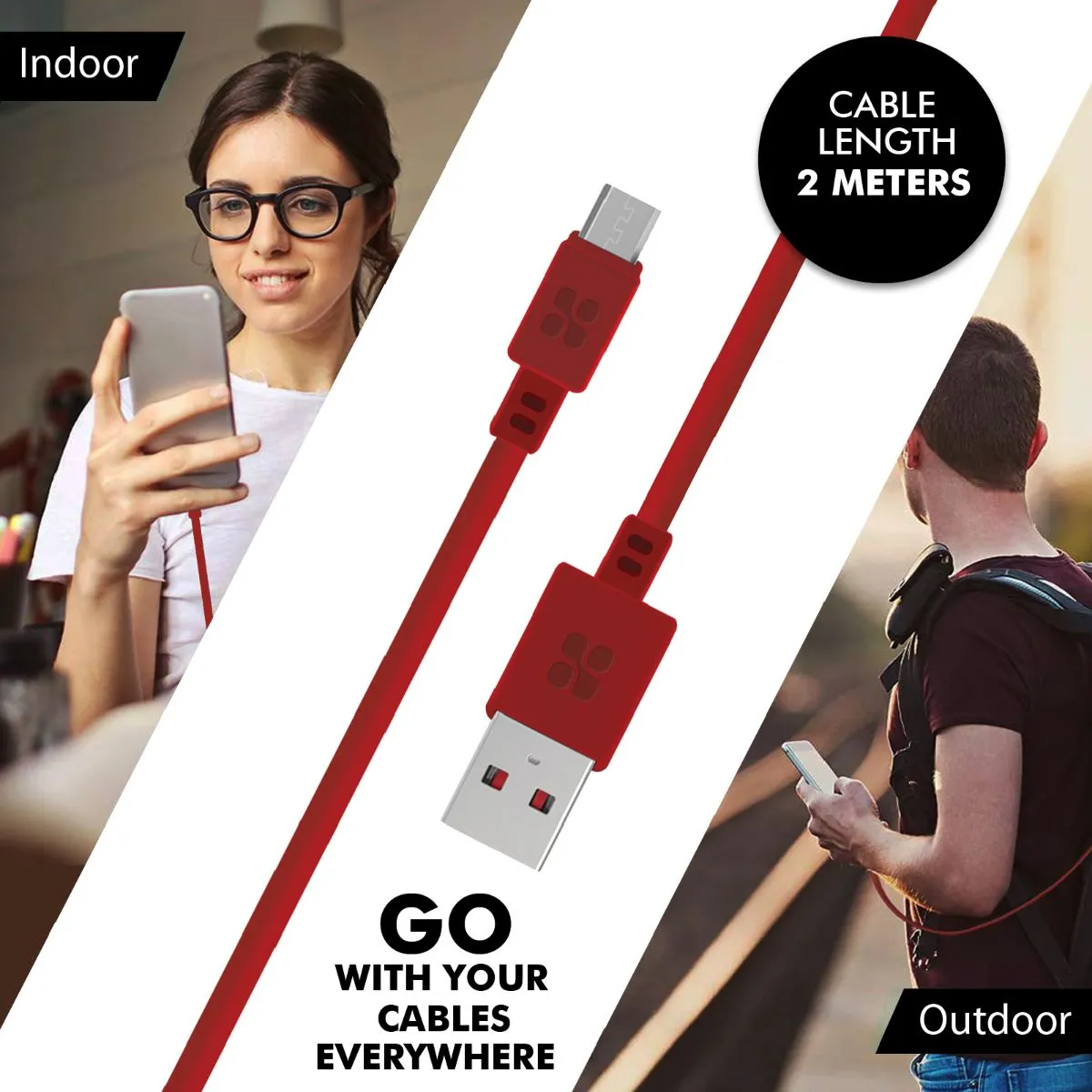 Super-Durable Data & Charge USB-A to Micro-USB Cable