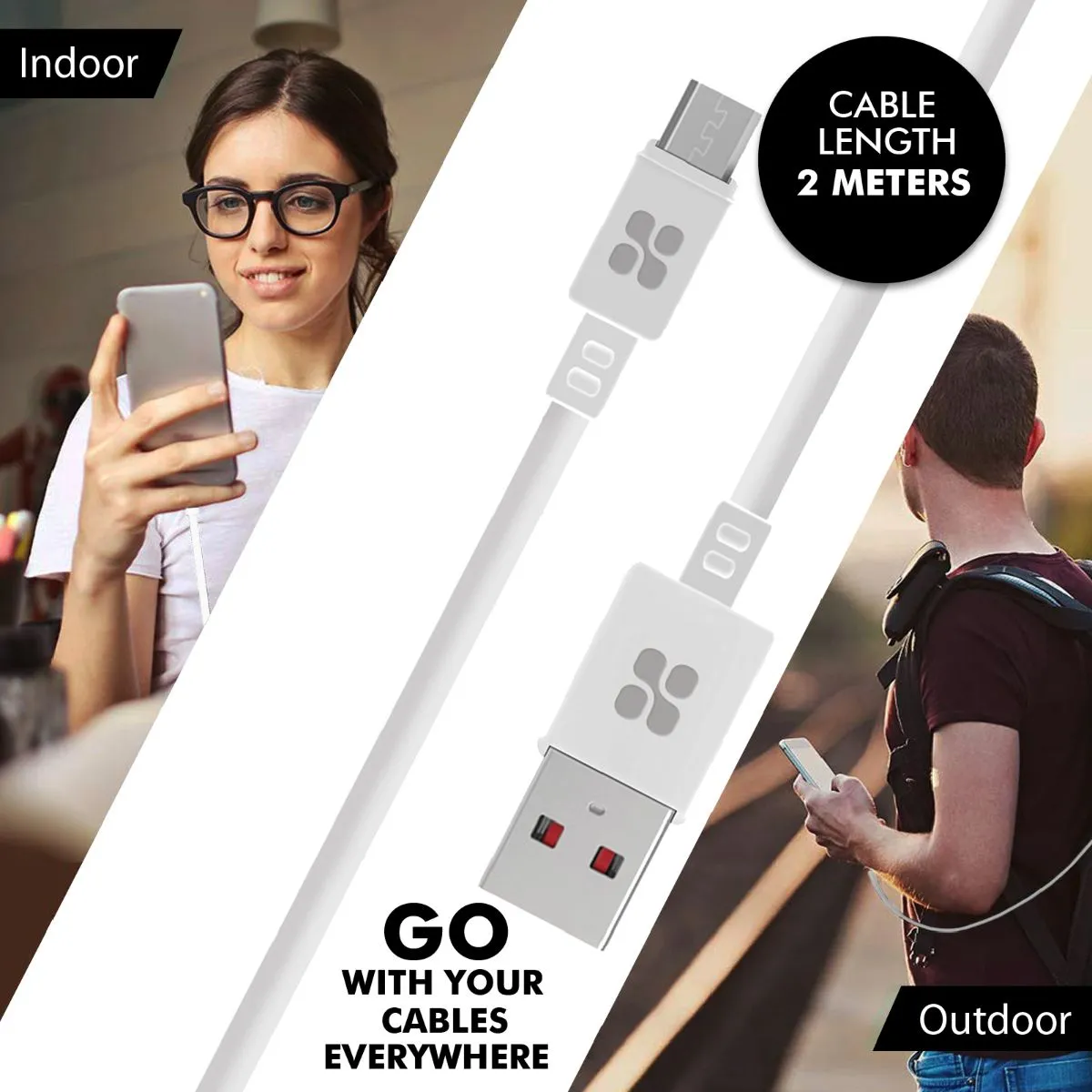 Super-Durable Data & Charge USB-A to Micro-USB Cable