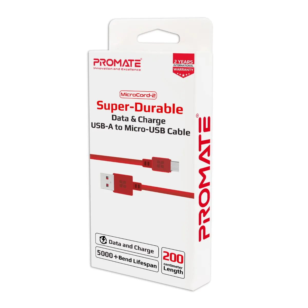 Super-Durable Data & Charge USB-A to Micro-USB Cable