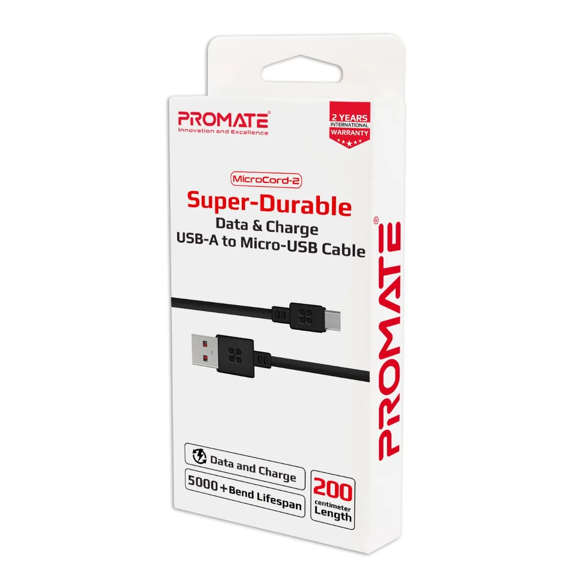 Super-Durable Data & Charge USB-A to Micro-USB Cable