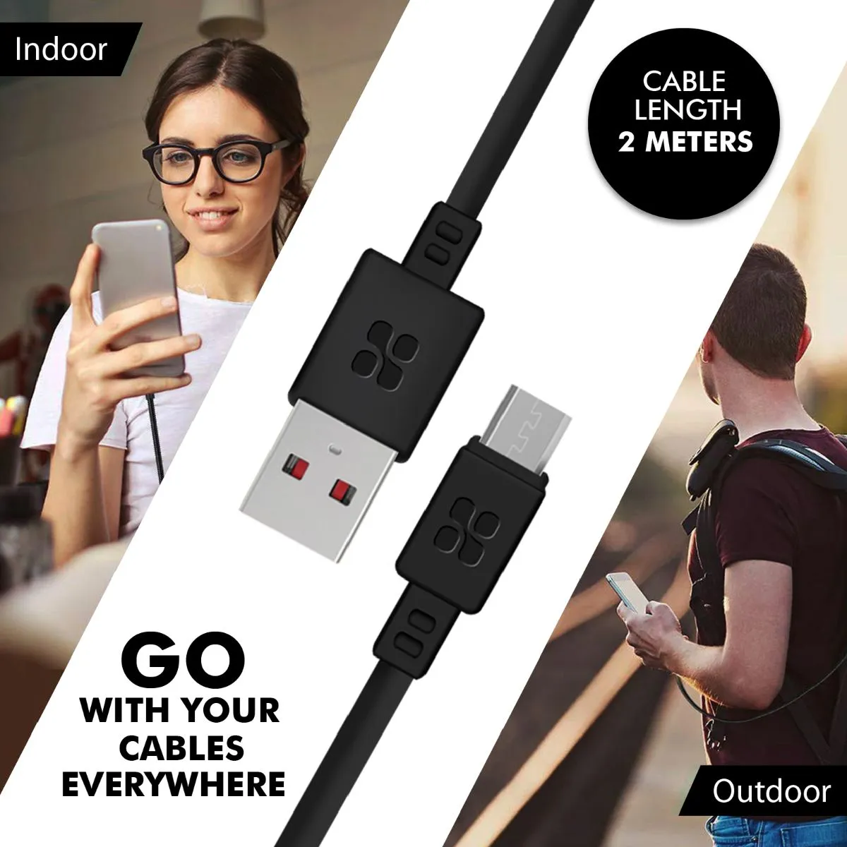 Super-Durable Data & Charge USB-A to Micro-USB Cable
