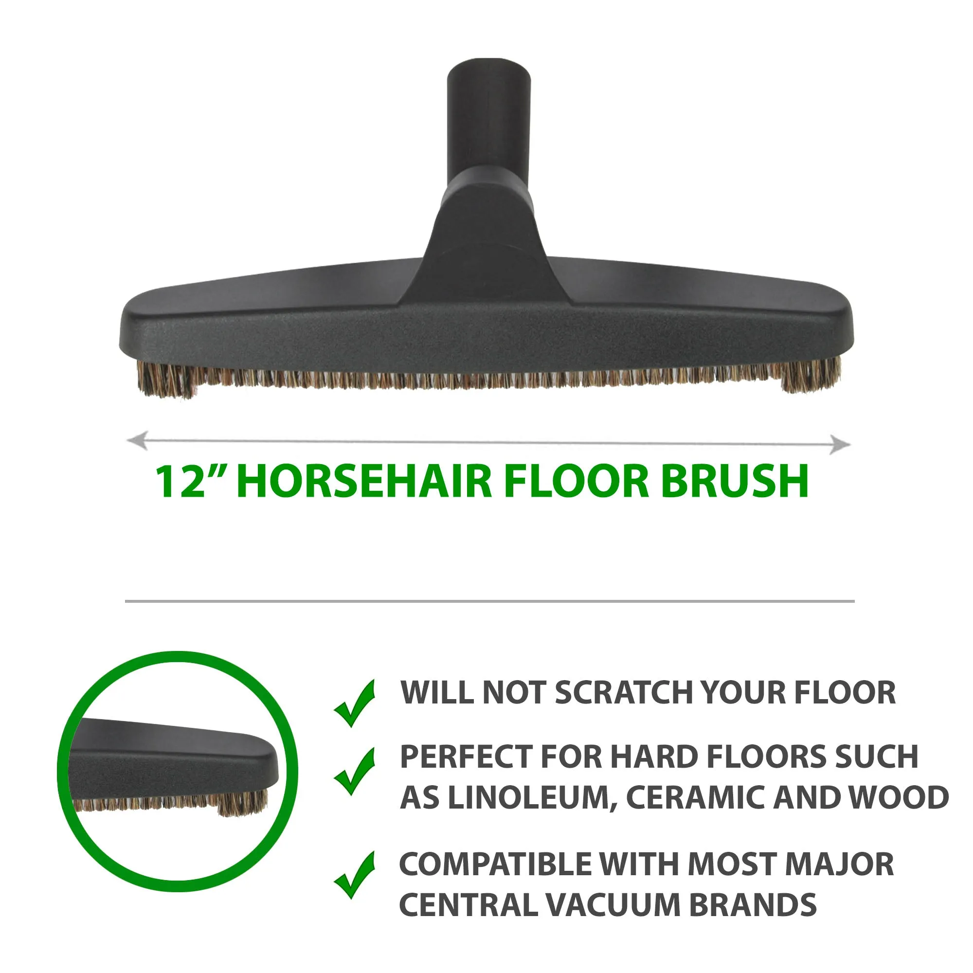 VPC Central Vacuum Accessory Kit with Telescopic Wand and Deluxe Tool Set