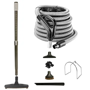 VPC Central Vacuum Accessory Kit with Telescopic Wand and Deluxe Tool Set