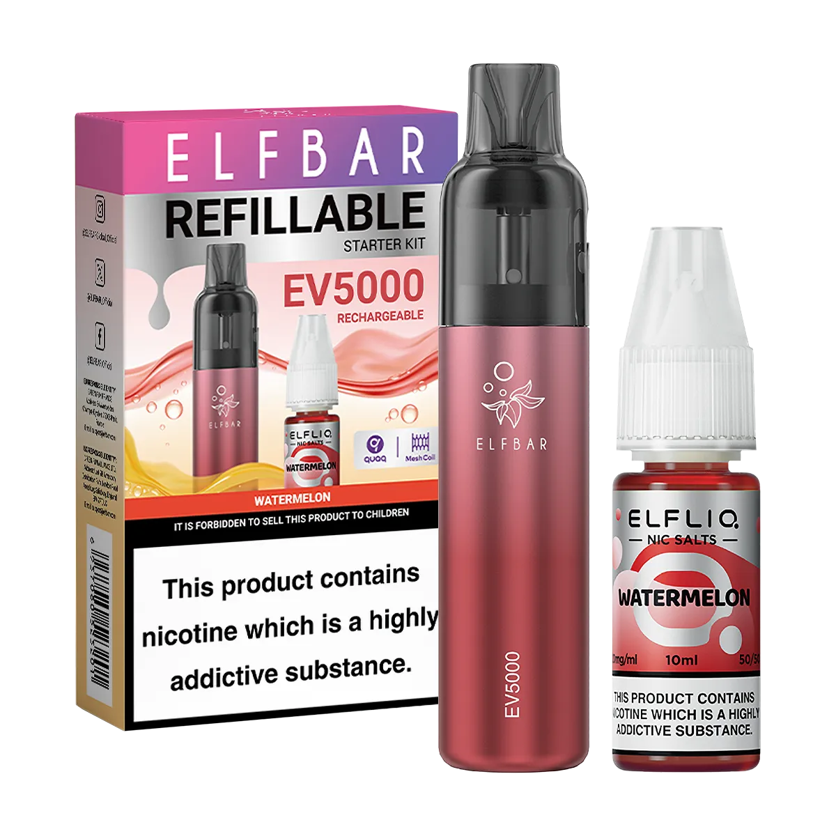 Watermelon Elfbar EV5000 Pod Kit