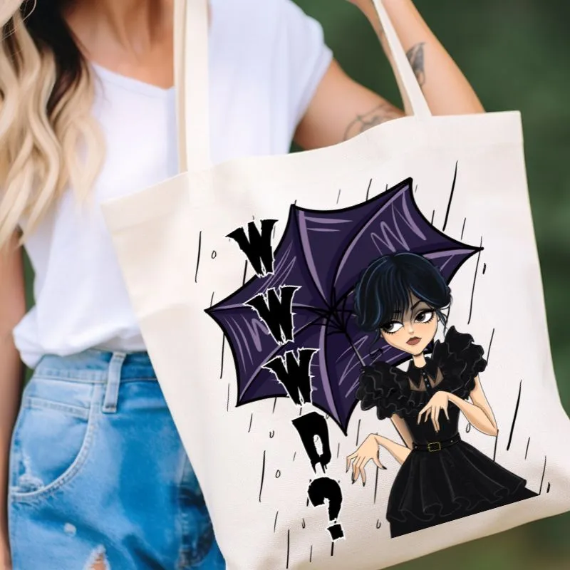What Would Wednesday Do? Halloween Design PNG Download