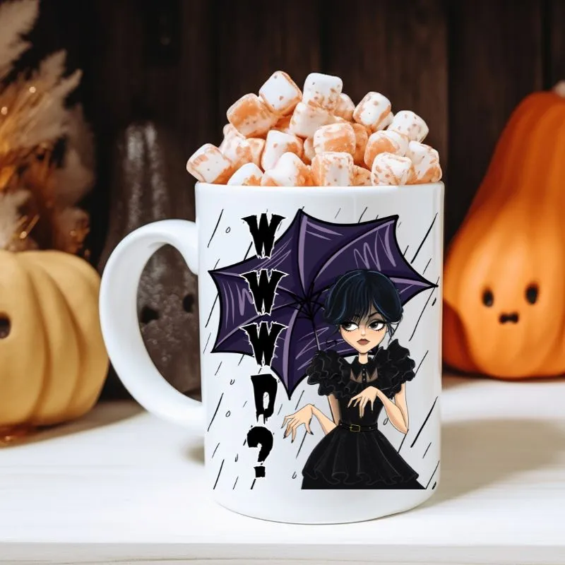 What Would Wednesday Do? Halloween Design PNG Download
