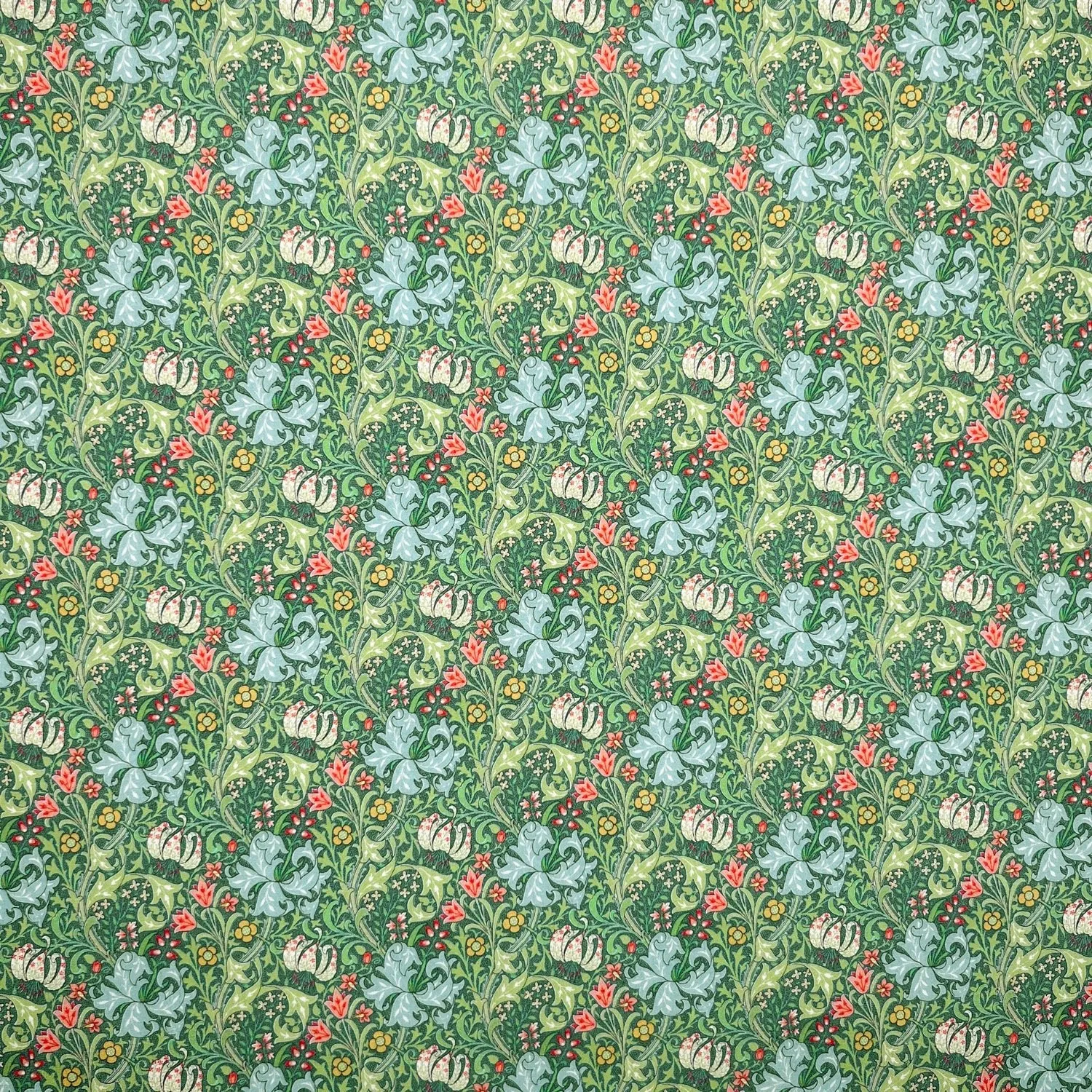 William Morris 200 Thread Count Percale Cotton - Golden Lily