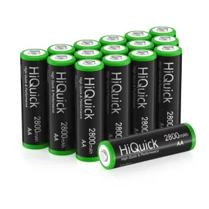 【Winter Sale】HiQuick AA Ni-MH Rechargeable batteries 2800mAh